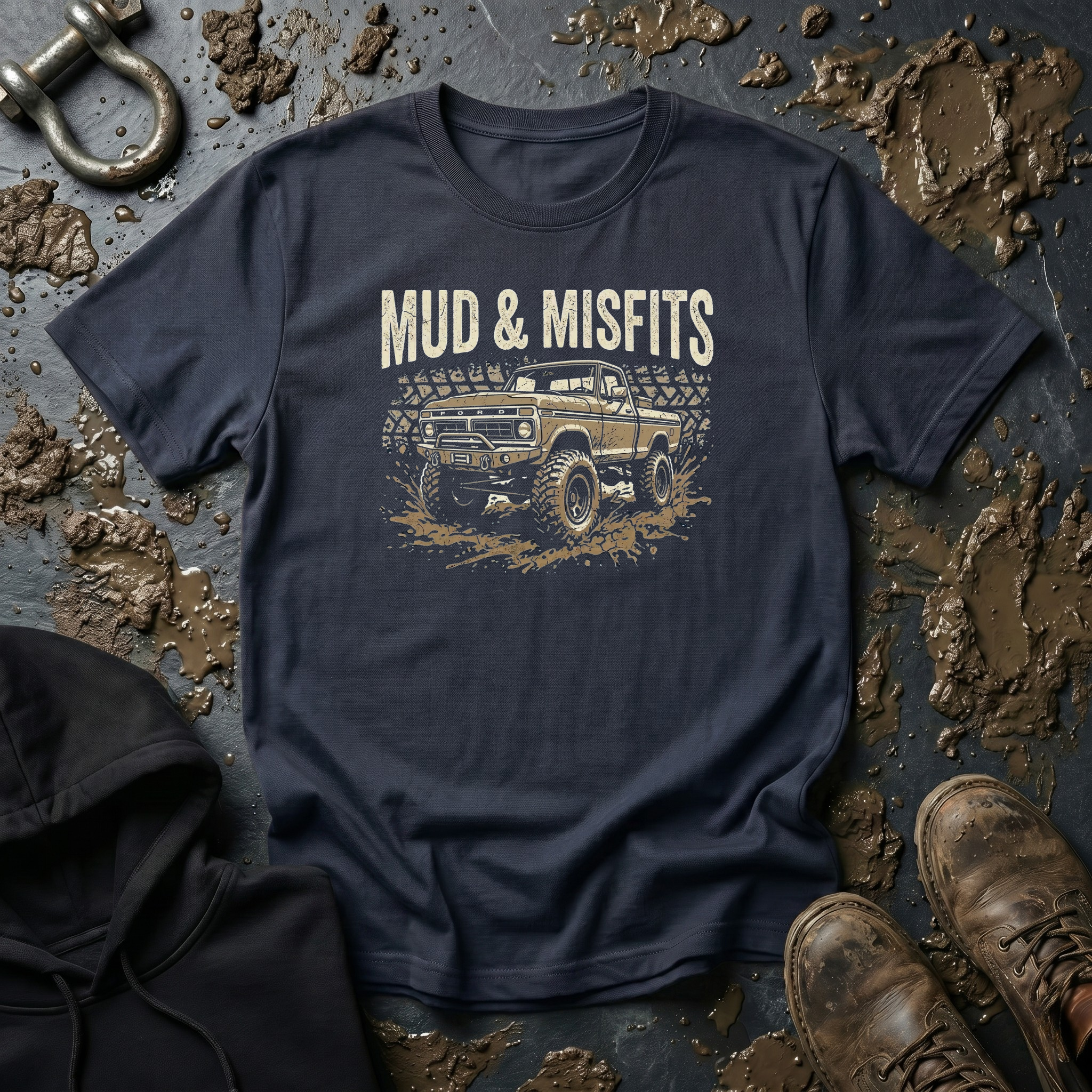 Mud & Misfits Old School Monster Ford T-shirt