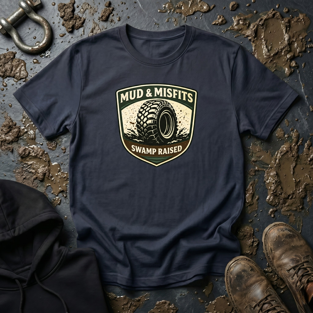 Mud & Misfits "Swamp Raised" Shield T-shirt