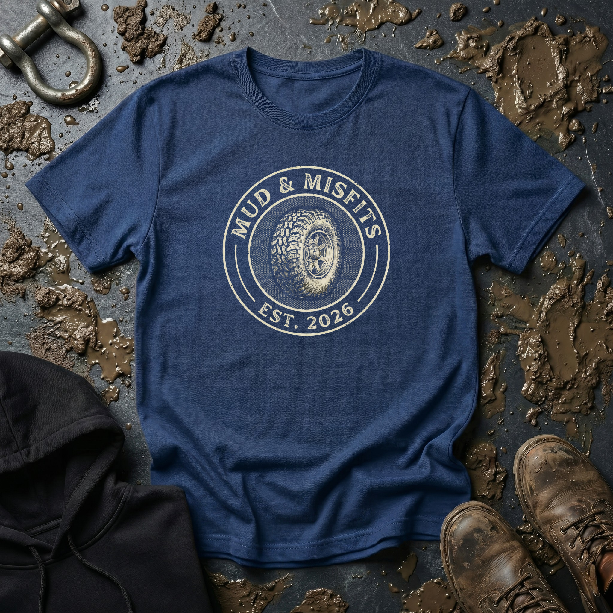 Mud & Misfits Mud Tire T-shirt
