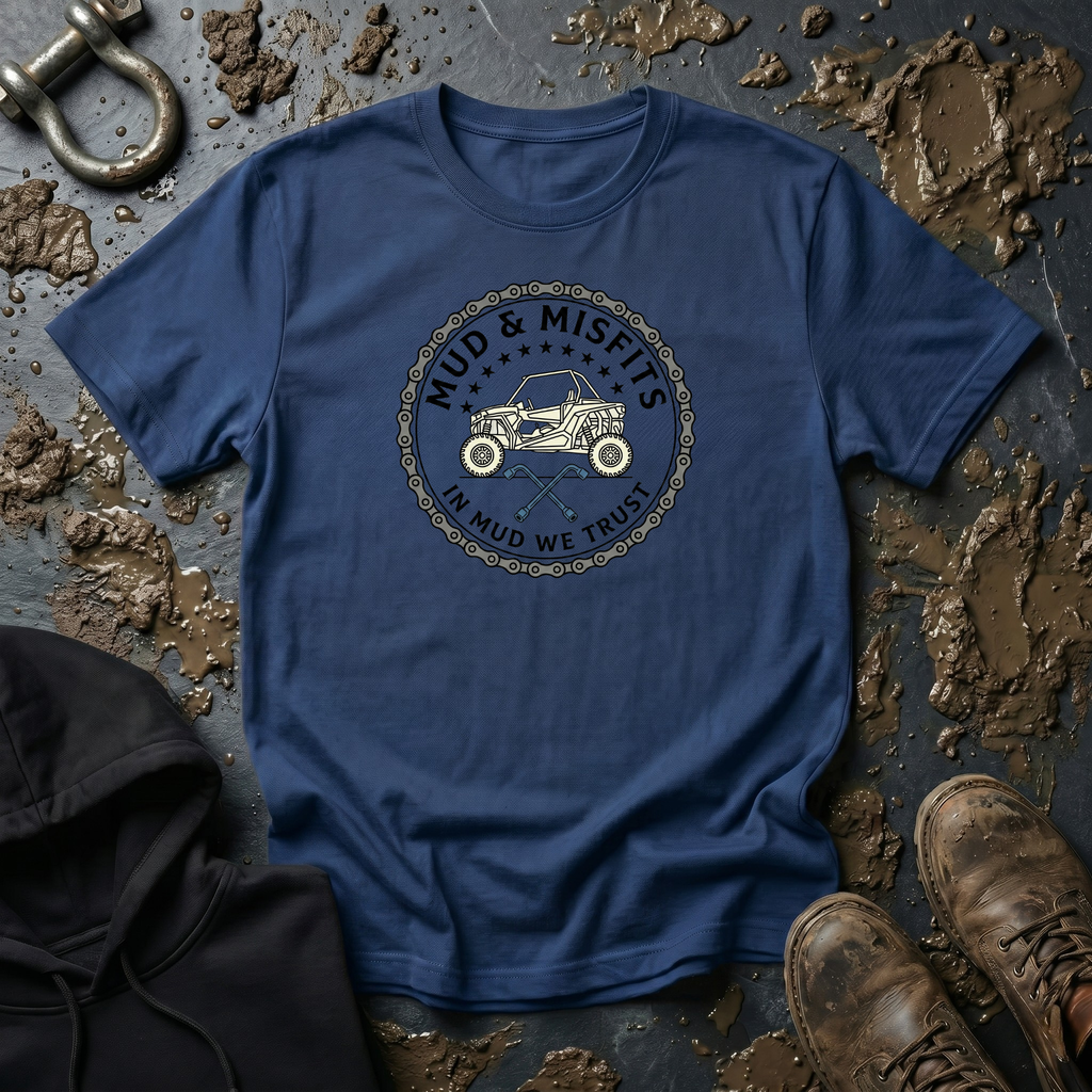 Mud & Misfits "In Mud We Trust" Roller Chain T-shirt