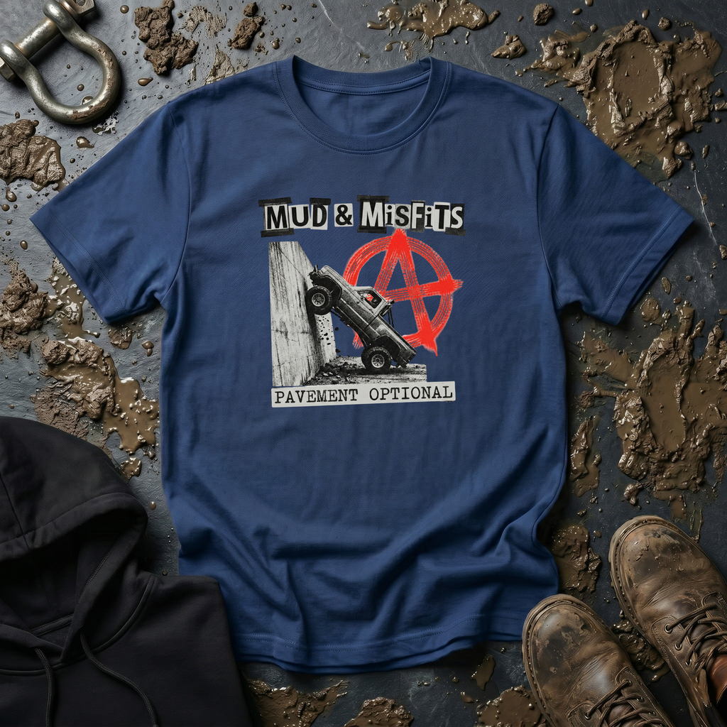Mud & Misfits "Pavement Optional" Anarchy T-shirt