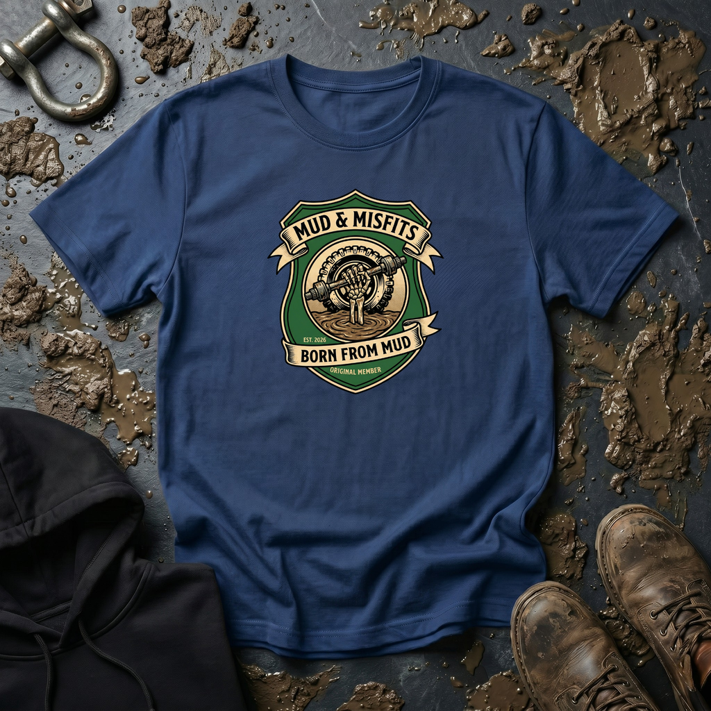 Mud & Misfits "Born From Mud" Shield T-shirt