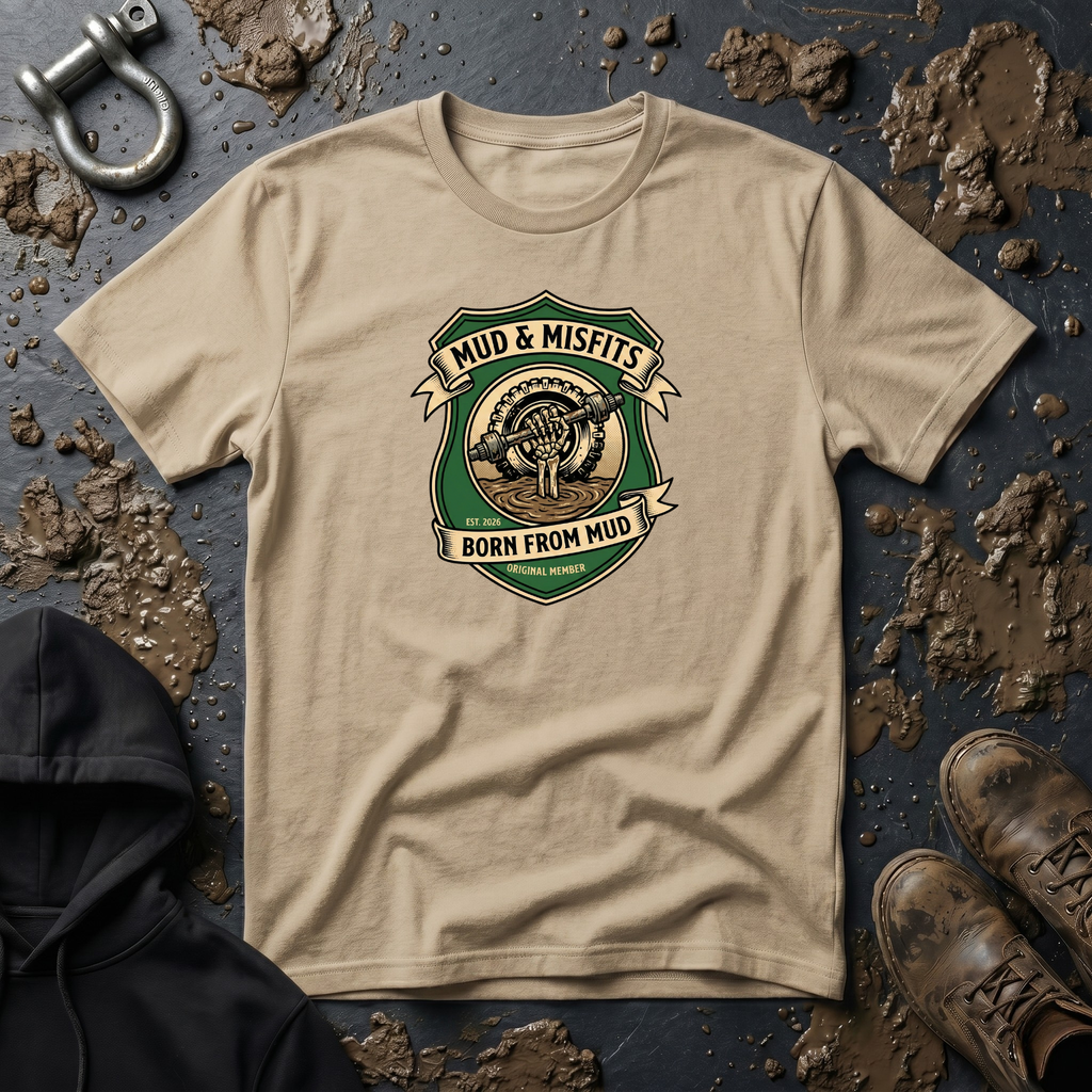 Mud & Misfits "Born From Mud" Shield T-shirt