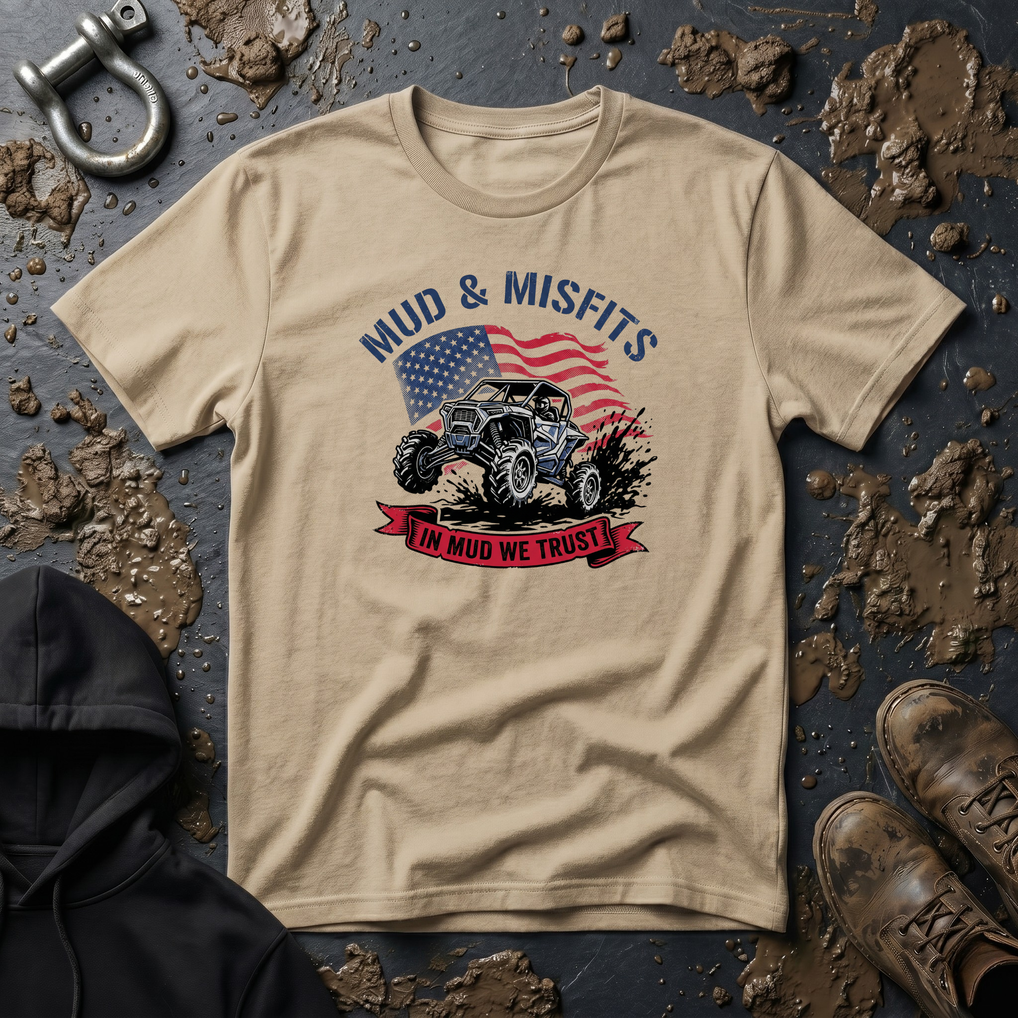 Mud & Misfits "In Mud We Trust" T-shirt