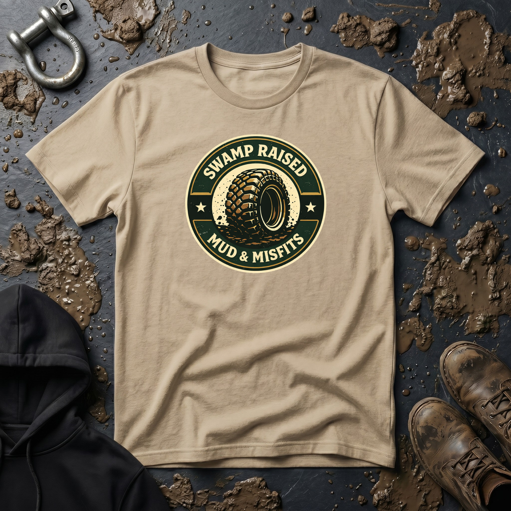 Mud & Misfits "Swamp Raised" Circle Badge T-shirt