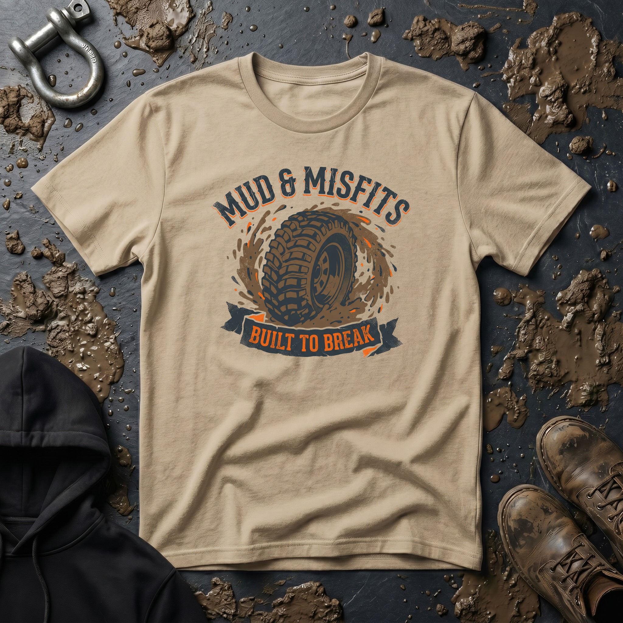 Mud & Misfits "Built to Break" T-shirt