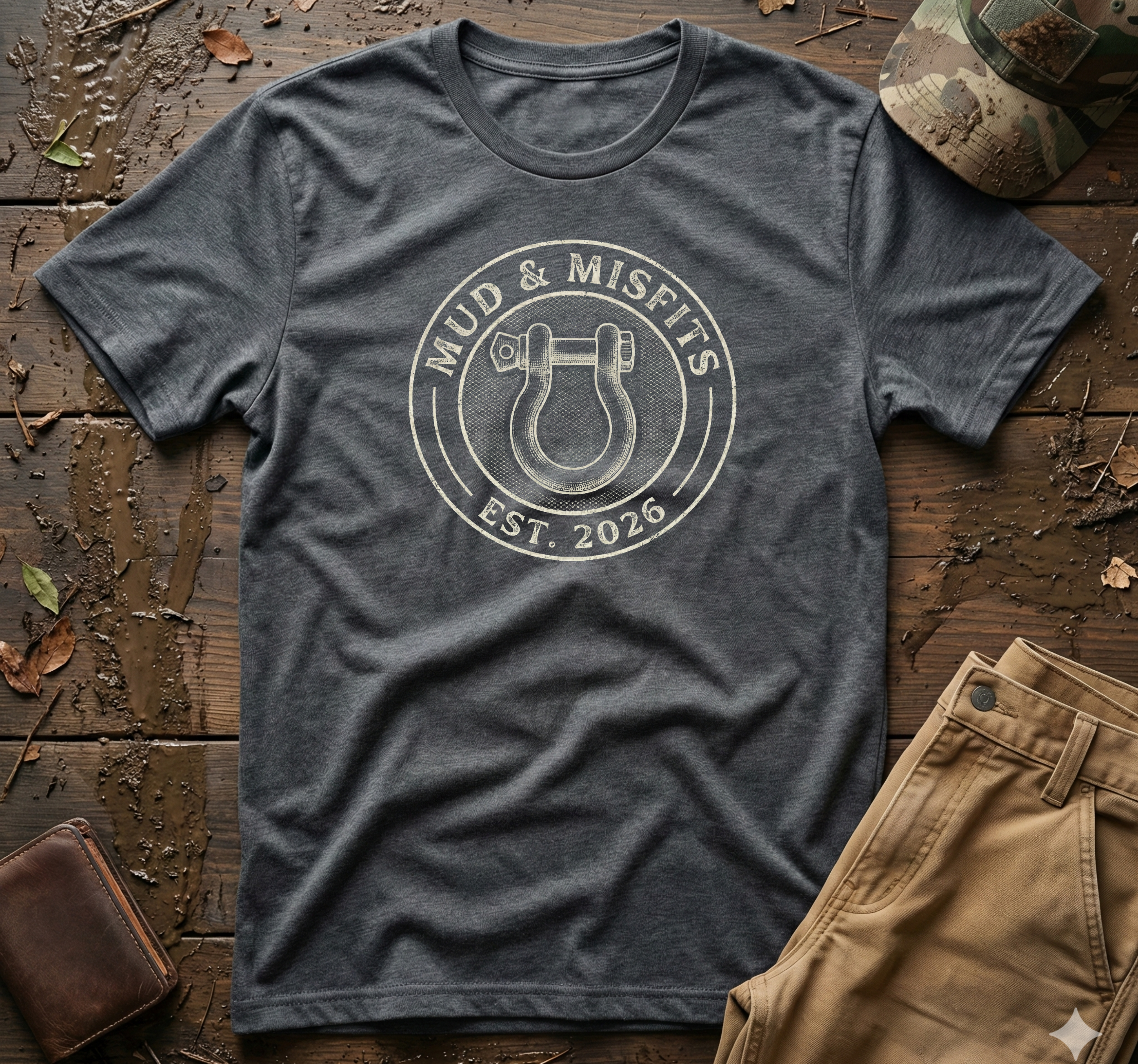 Mud & Misfits Shackle Hook T-shirt