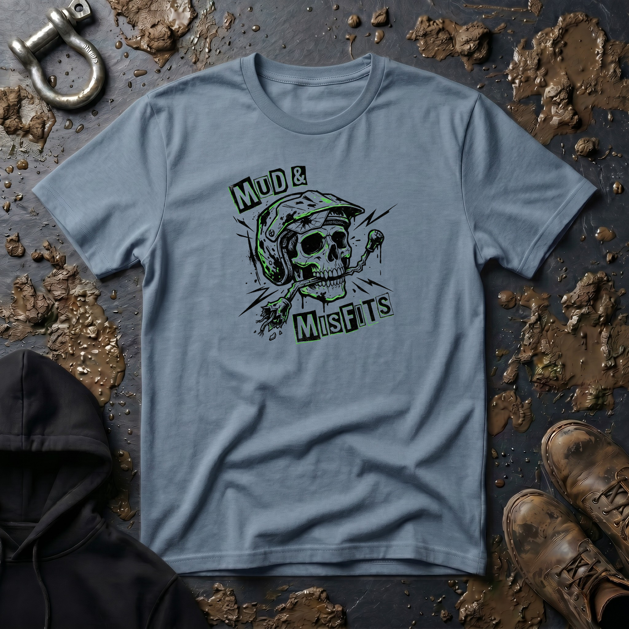 Mud & Misfits Skull Shifter T-shirt