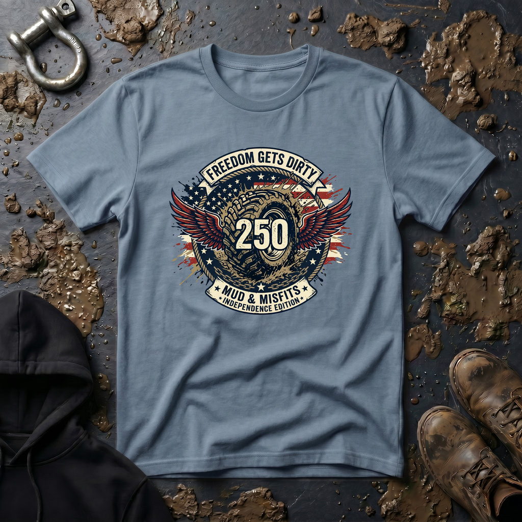 Mud & Misfits 'Freedom Gets Dirty' 250 T-shirt