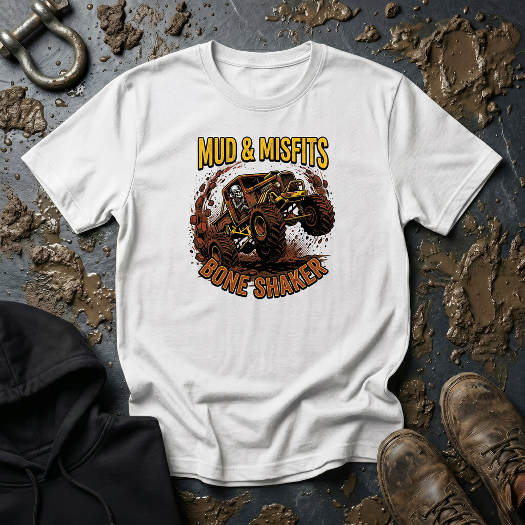 Mud & Misfits "Bone Shaker" Monster Truck T-shirt