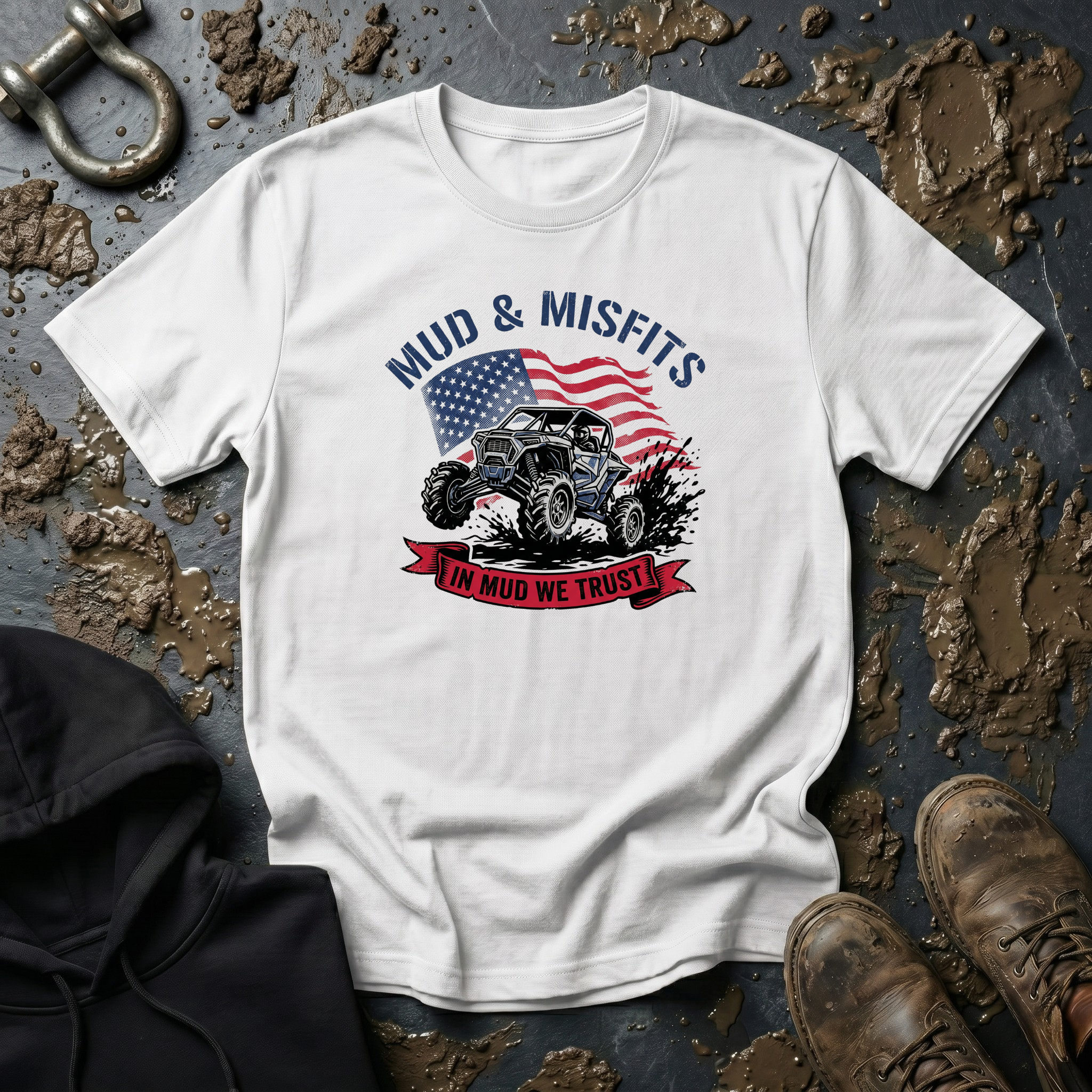 Mud & Misfits "In Mud We Trust" T-shirt