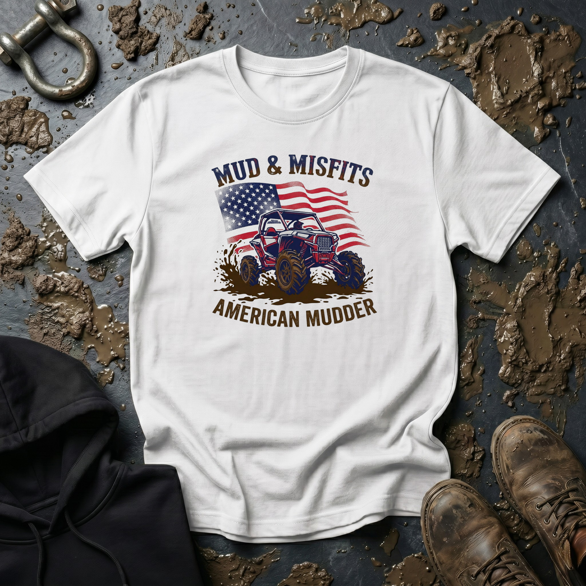 Mud & Misfits "American Mudder" T-shirt