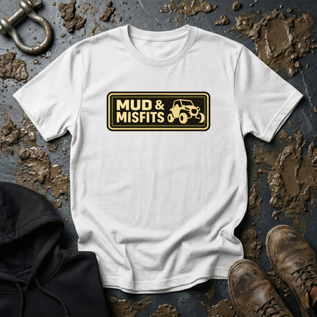Mud & Misfits Dark Horizontal Patch T-shirt