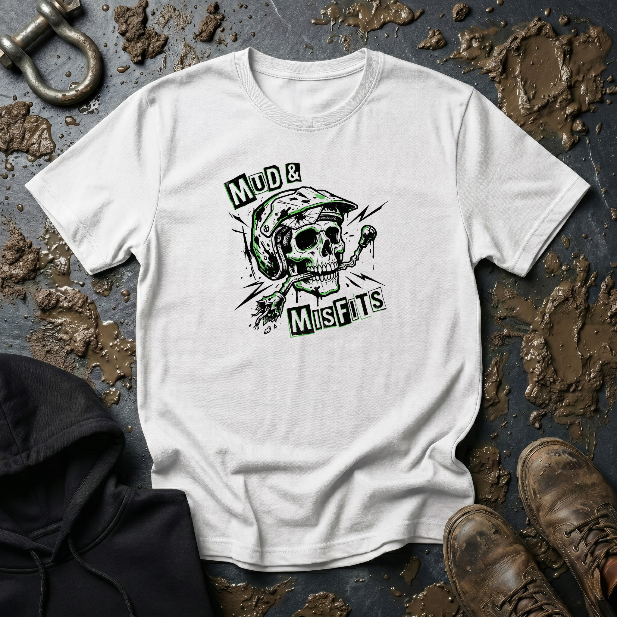 Mud & Misfits Skull Shifter T-shirt