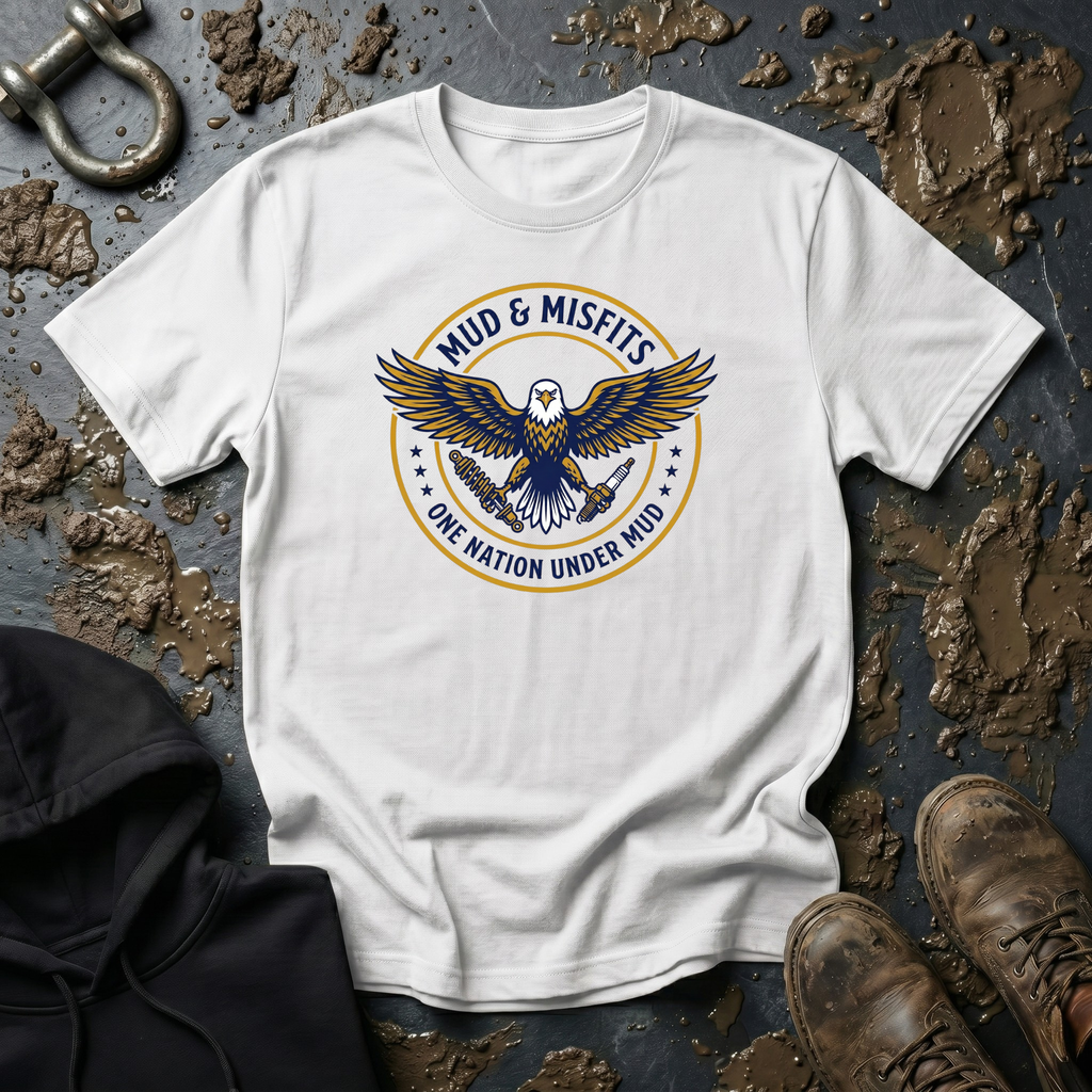 Mud & Misfits "One Nation Under Mud" Eagle T-shirt