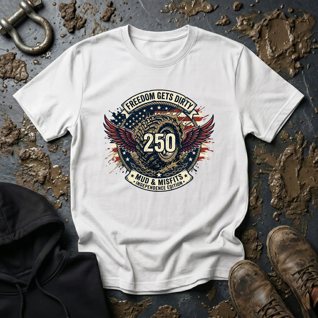Mud & Misfits 'Freedom Gets Dirty' 250 T-shirt